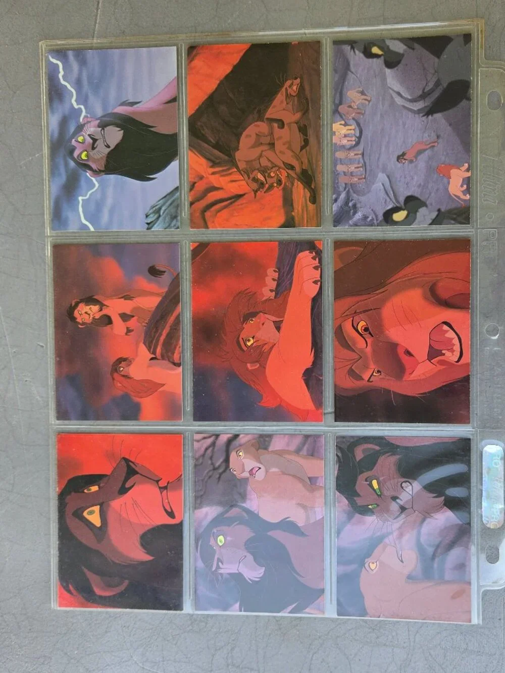 Disney Lion King Trading Cards 19-25, 55-63, 136-144, 145-153 (36 Total Cards)